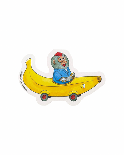 Bananas Gorilla Die Cut Card