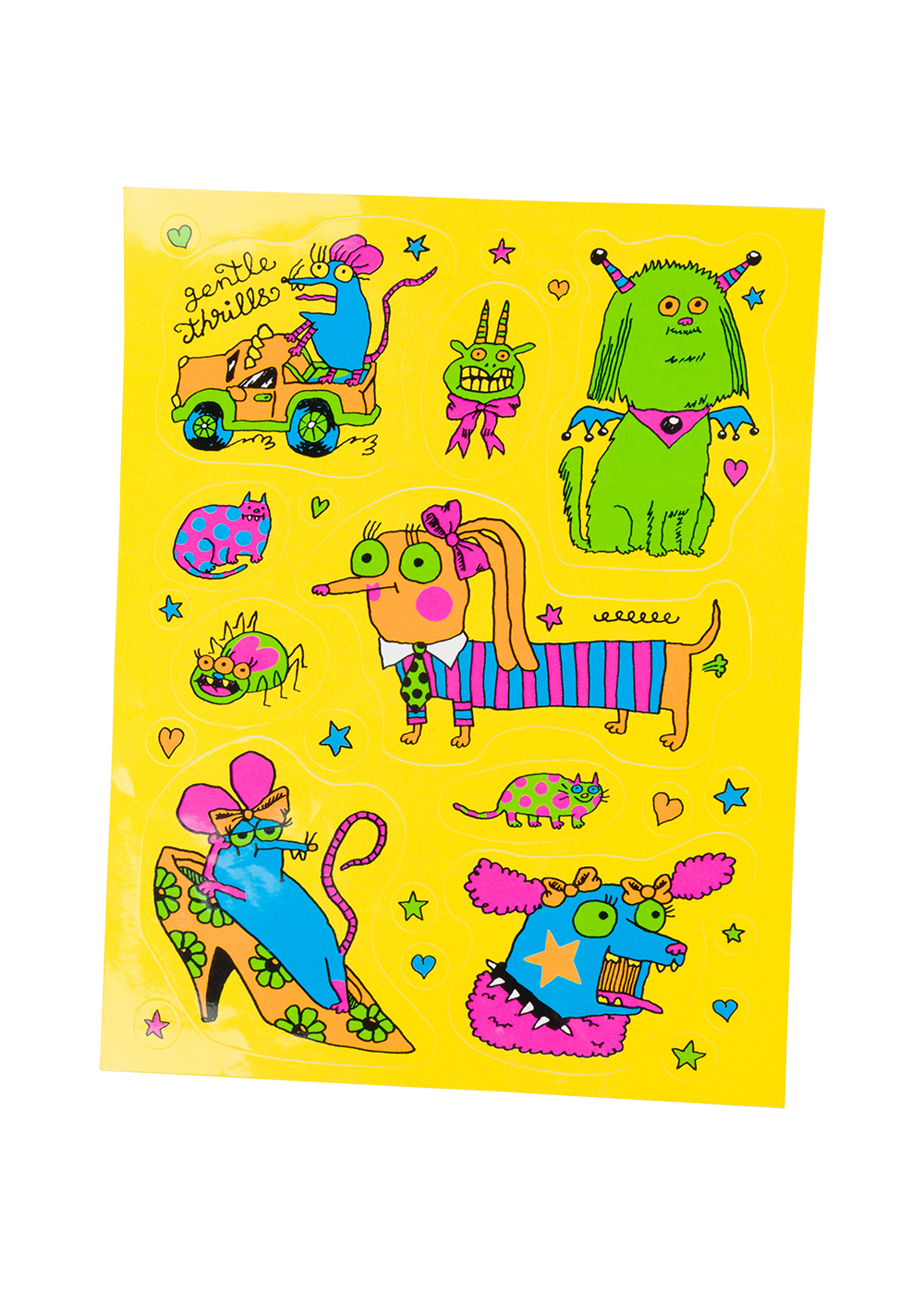 Gentle Thrills Freaky Friends Sticker Sheet