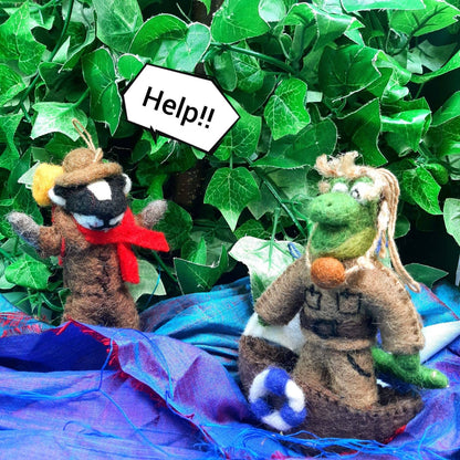 Scouts Badger Felt Decoration