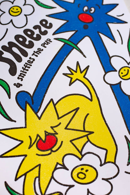 Mr. Sneeze A3 Print