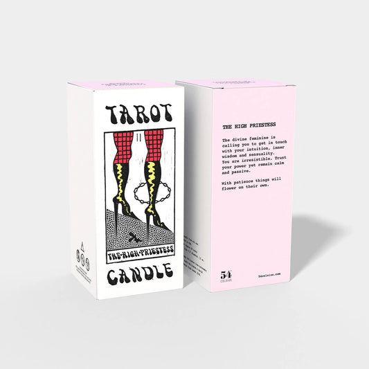 High Priestess Tarot Candle