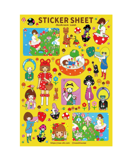 Mushroom Land Sticker Sheet