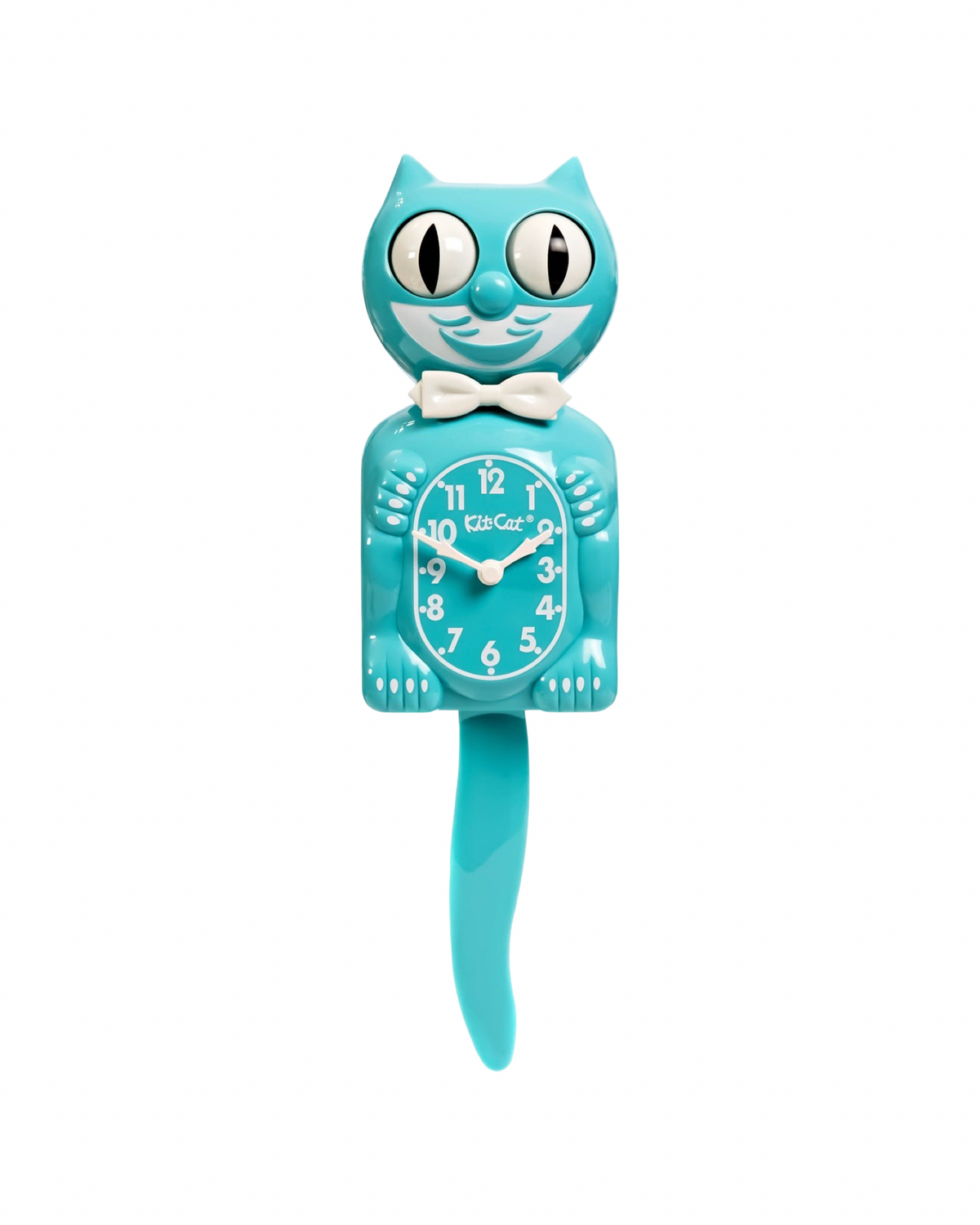 Vibrant Blue Turquoise Kit-Cat Klock