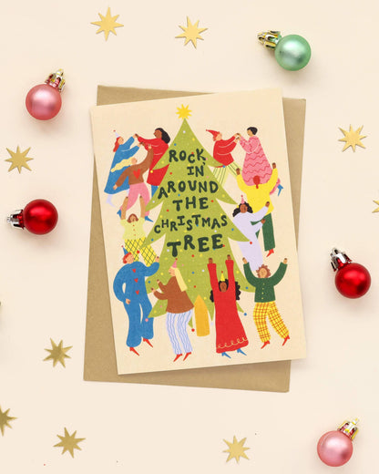Rockin Around Christmas Card
