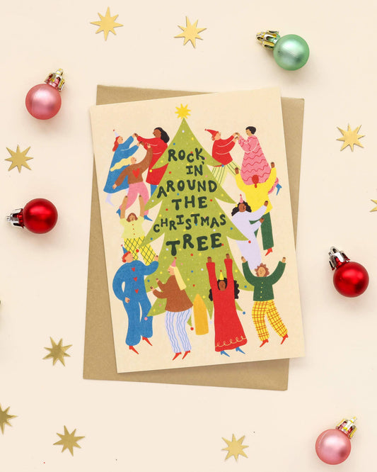 Rockin Around Christmas Card