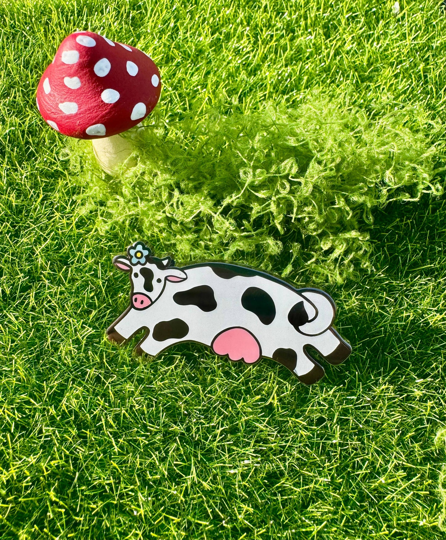 Honey Moo Moo Enamel Pin