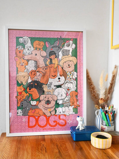 "DOGS" 500 Piece Puzzle