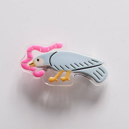 Early Bird Mini Barrette Hair Clip