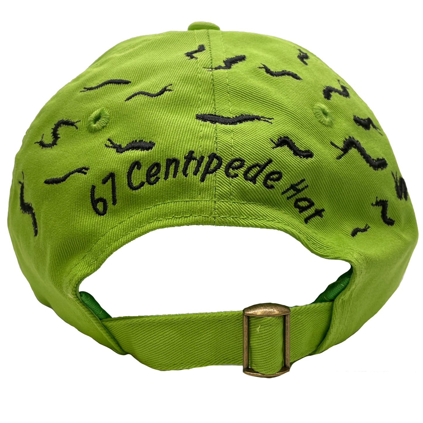 67 Centipedes Dad Hat  - Acid Green