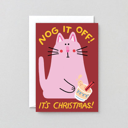 Nog It Off It's Christmas Card