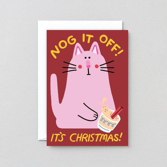 Nog It Off It's Christmas Card