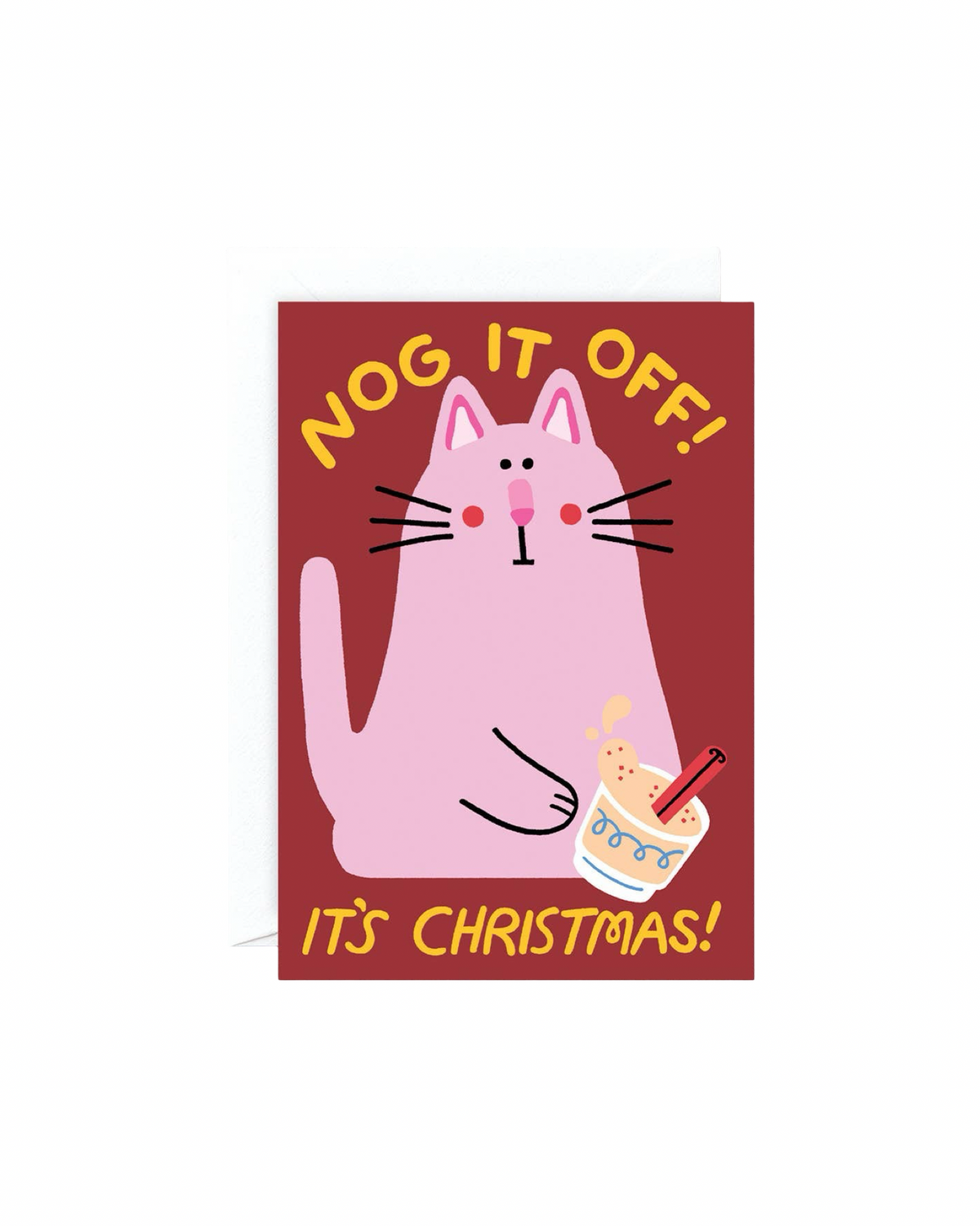 Nog It Off It's Christmas Card
