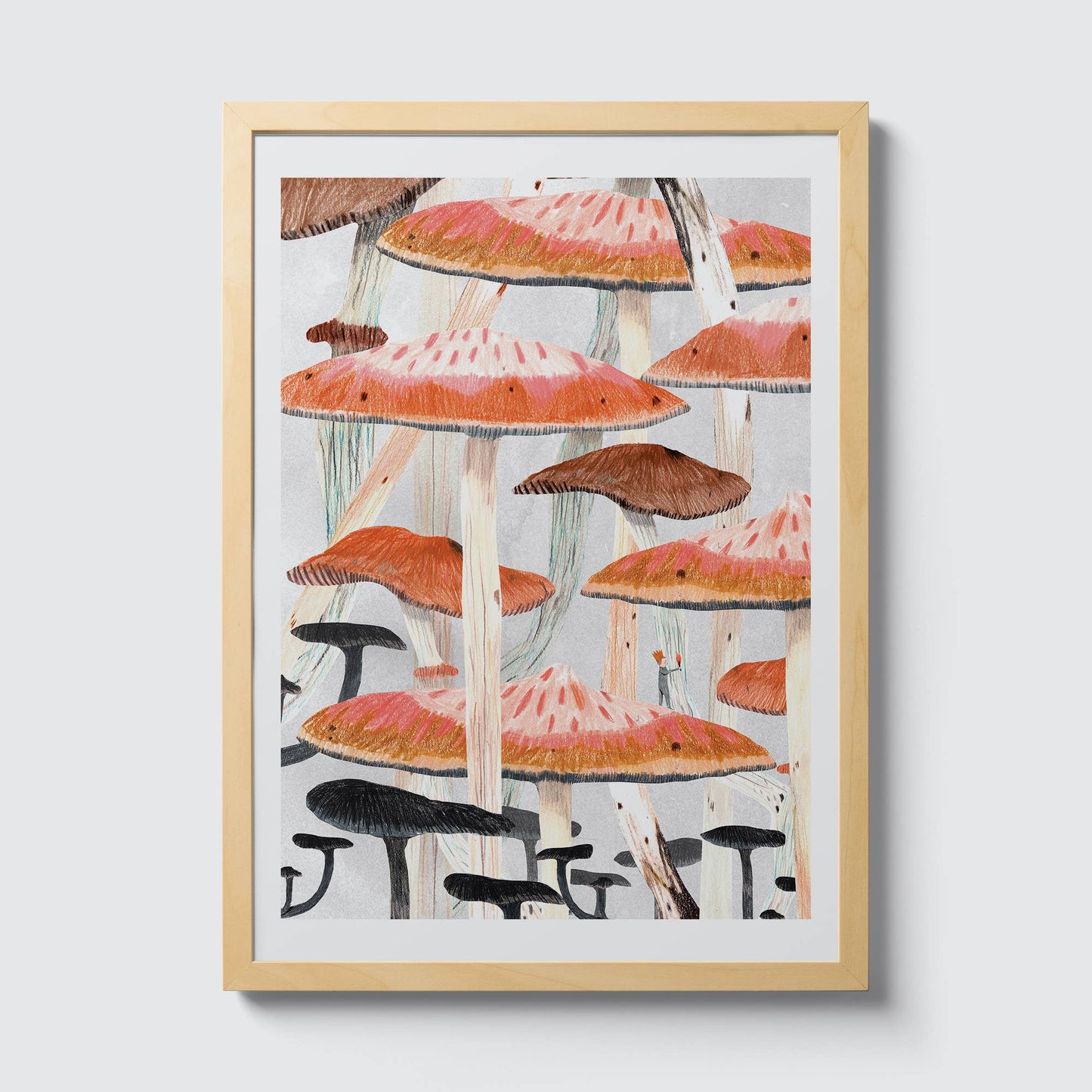 Mushroom Valley A3 Print