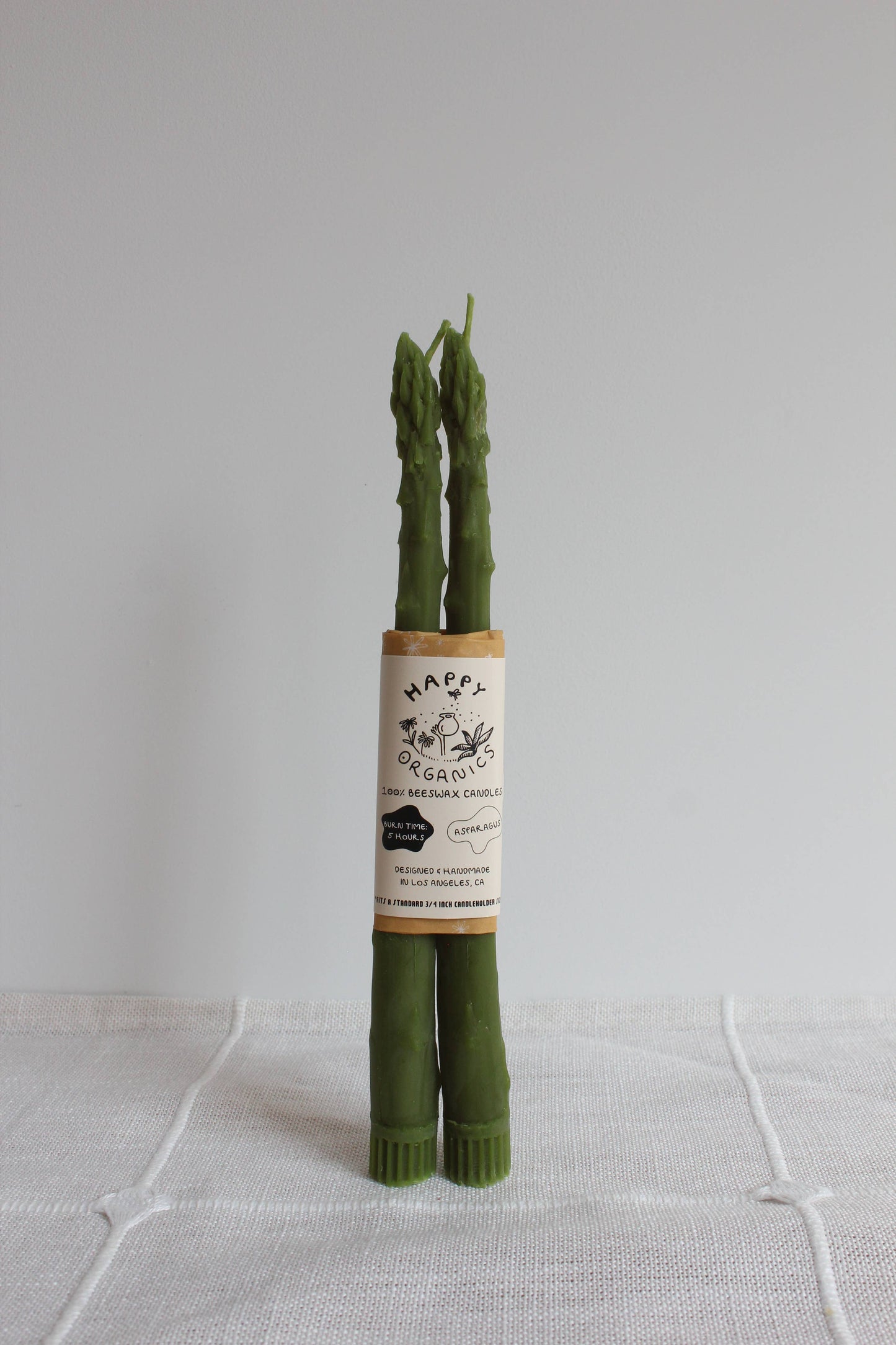 Asparagus Beeswax Candle