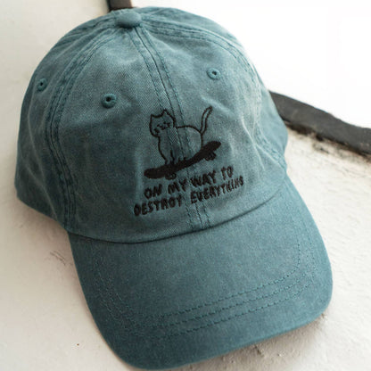 SK8 Cat Dad Hat