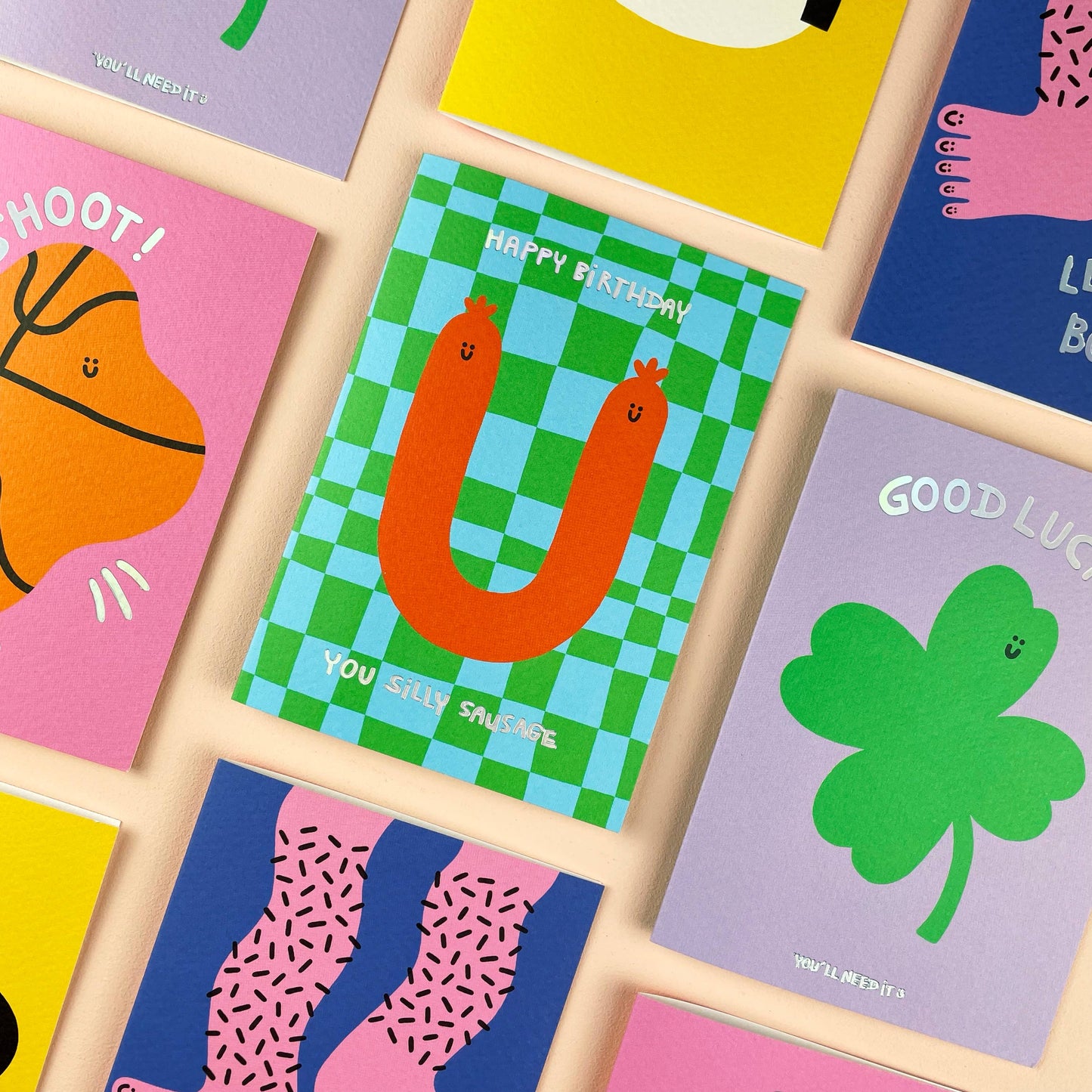 Silly Sausage Birthday Card