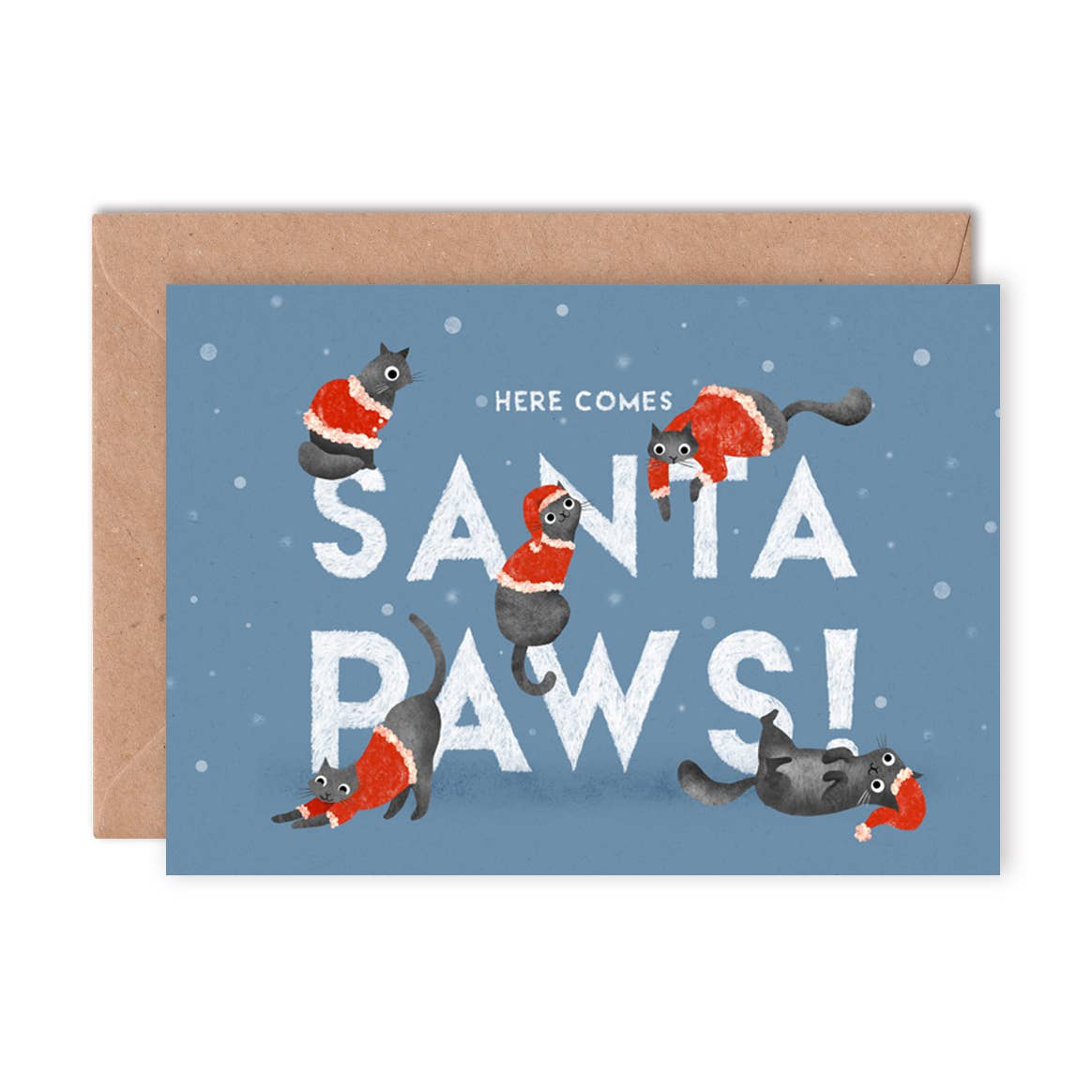 Christmas Cats - Box of 8 Assorted Cards