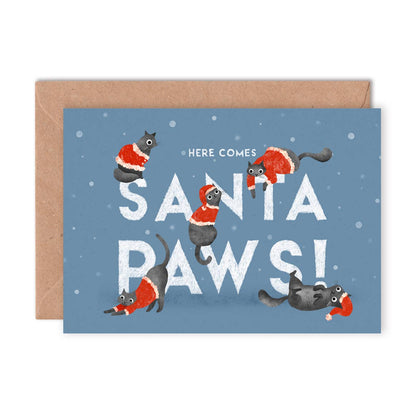 Christmas Cats - Box of 8 Assorted Cards