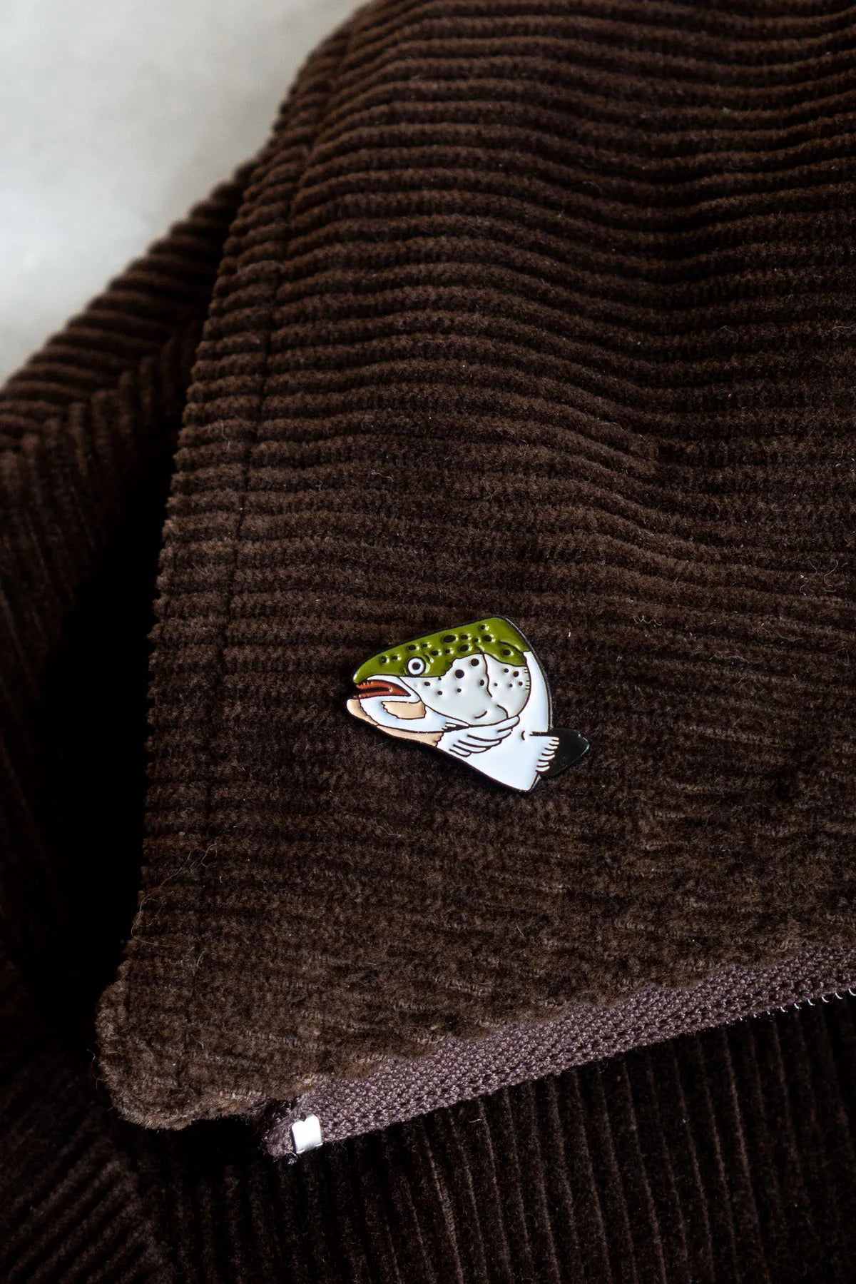 Fish Head Enamel Pin