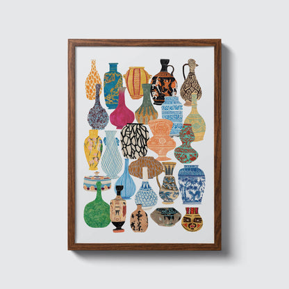 Vases and Ceramics A3 Print