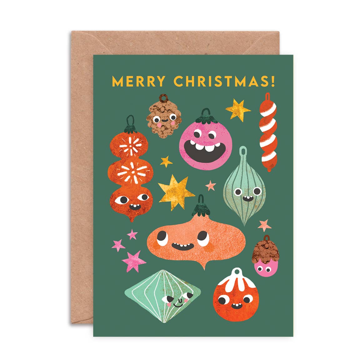 Christmas Funny Faces - Box of 8 Assorted Cards