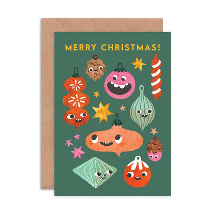Christmas Funny Faces - Box of 8 Assorted Cards