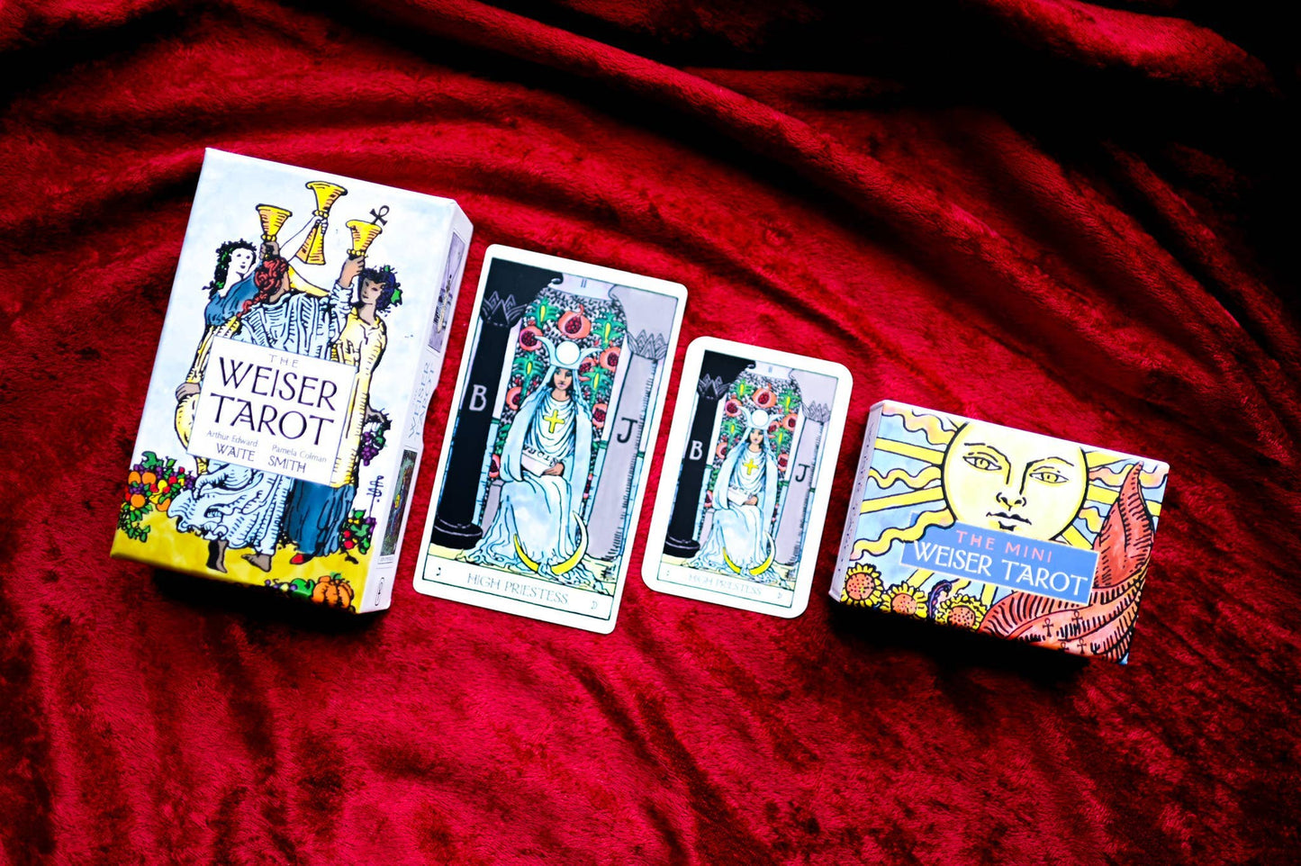 Mini Weiser Tarot: Flashcards / English