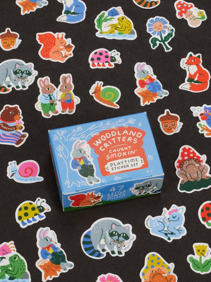 Woodland Critters Sticker Box