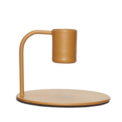 Curve Candlestick Holder - Ochre