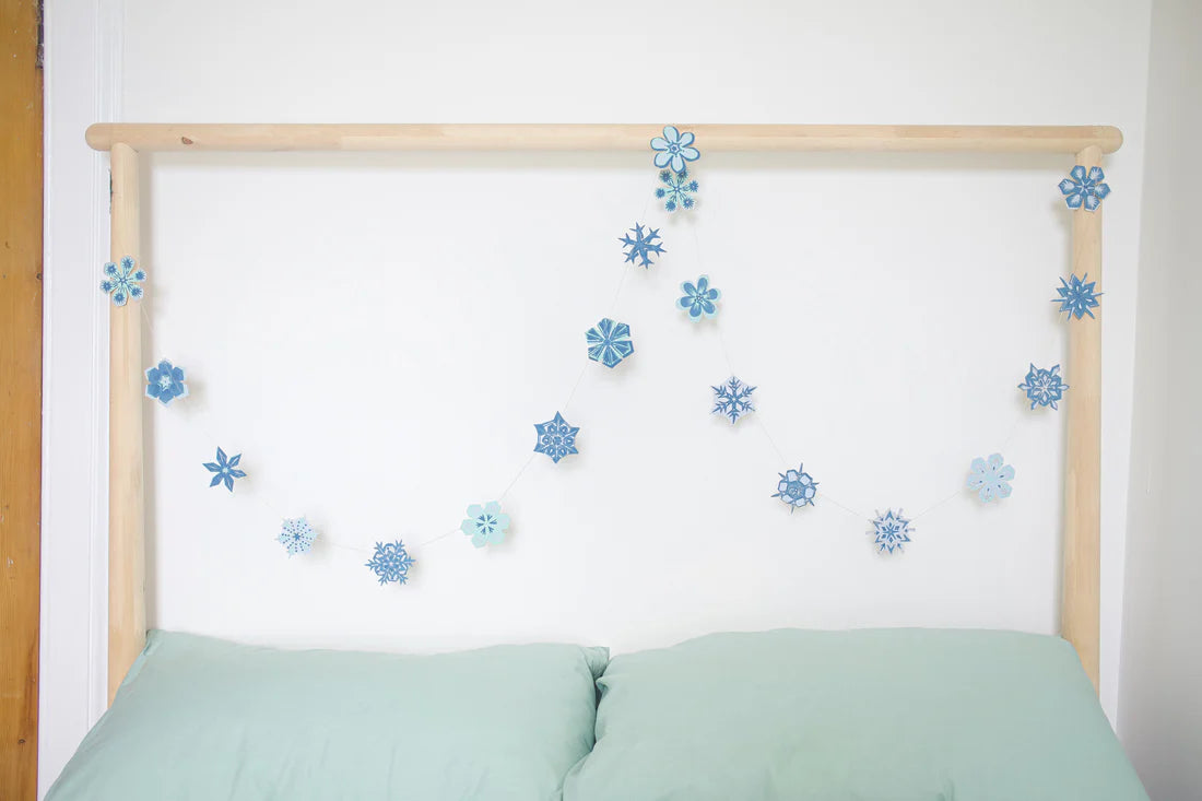 Snowflake Sewn Garland