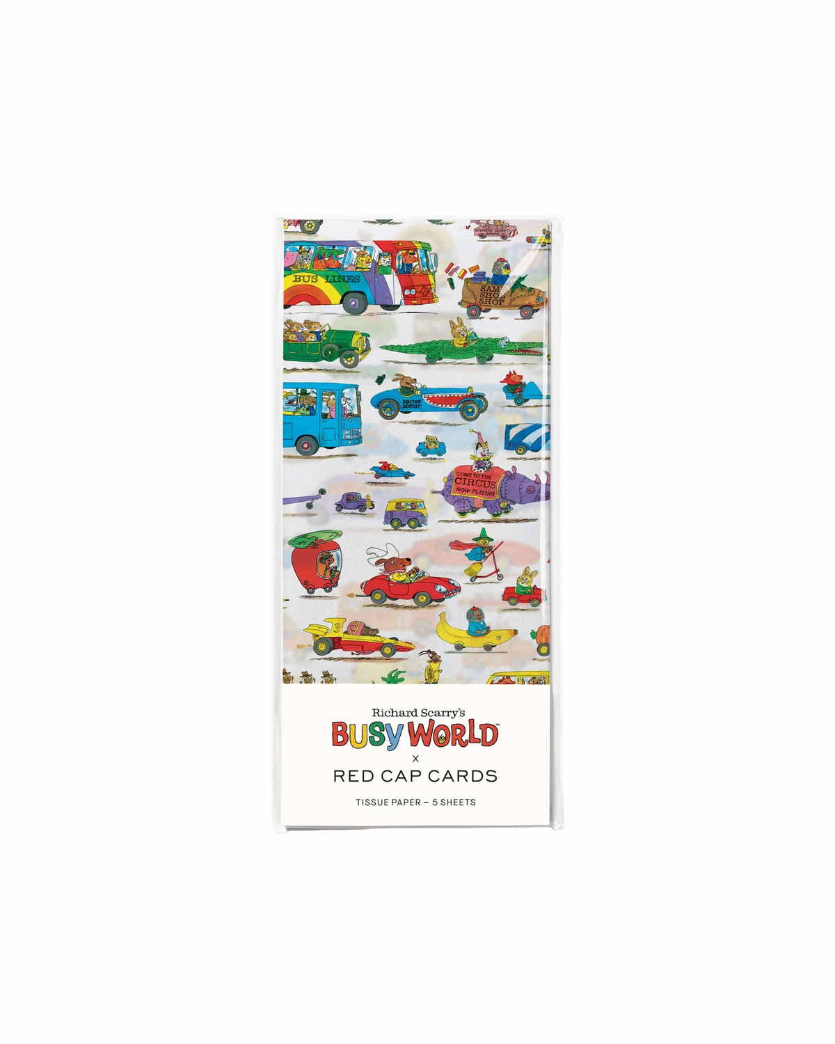 Busytown Cars Tissue Paper