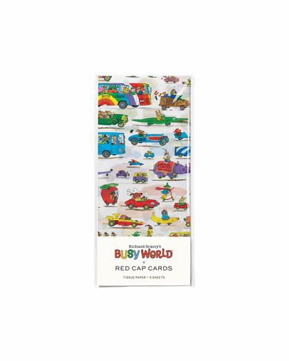 Busytown Cars Tissue Paper