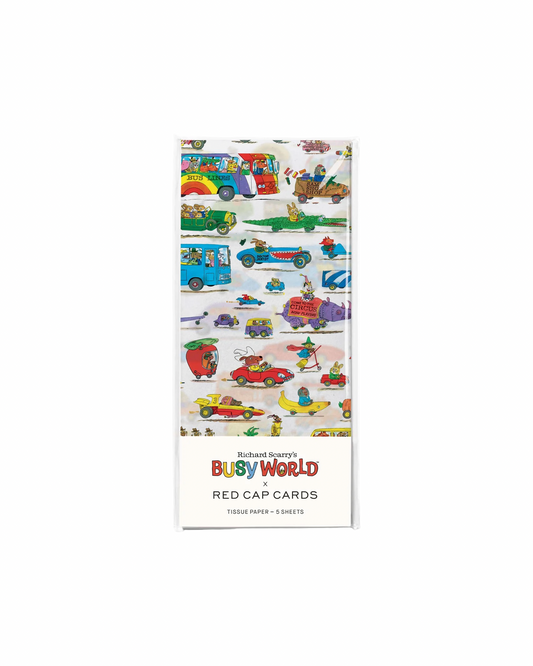 Busytown Cars Tissue Paper