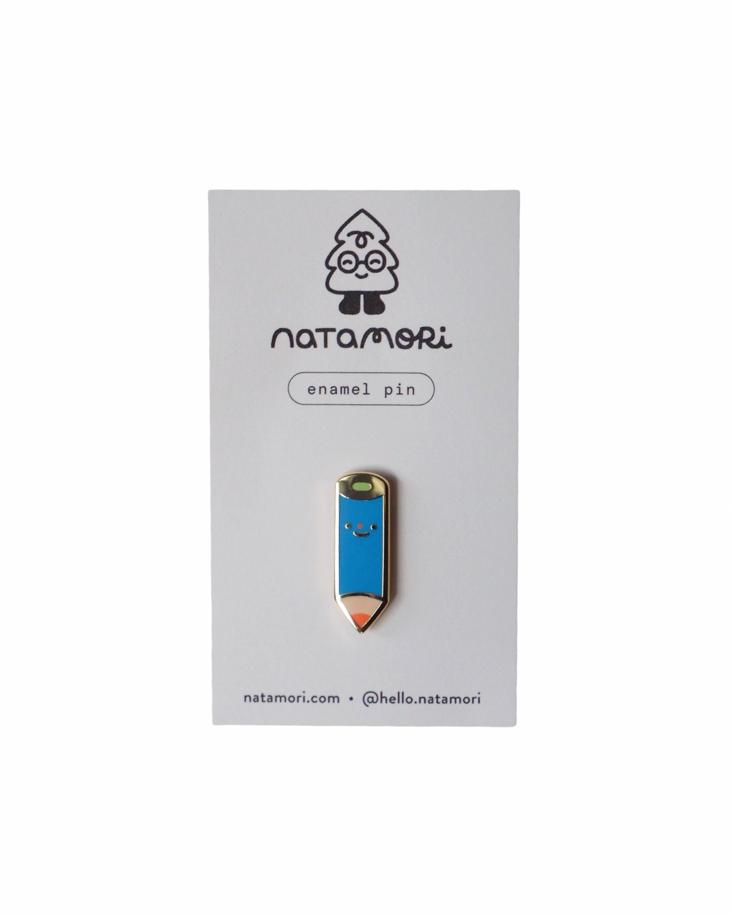 Blue Pencil Enamel Pin