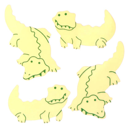 Glow in the Dark Crocodile Sticker Sheet