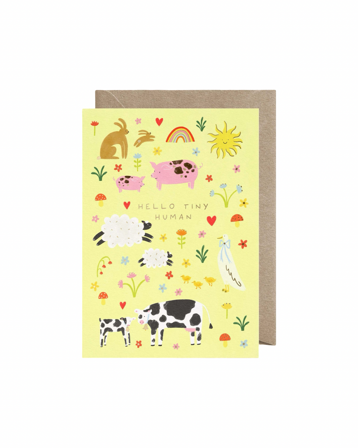 Hello Tiny Human Card