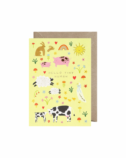 Hello Tiny Human Card
