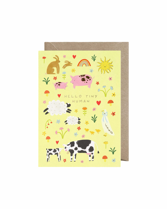 Hello Tiny Human Card