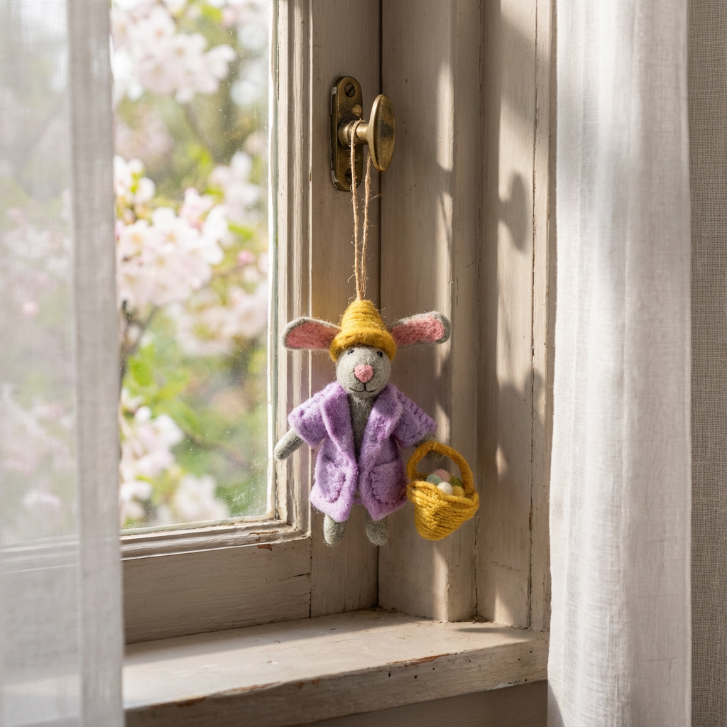 Emma Bunny Felt Decoration