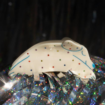 Rainbow Puppy Hair Claw
