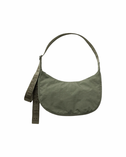 Caper Medium Nylon Crescent Baggu
