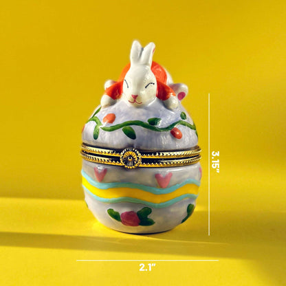 Bunny Egg  Trinket Box
