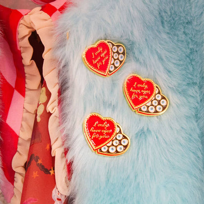 I Only Have Eyes for You Enamel Pin