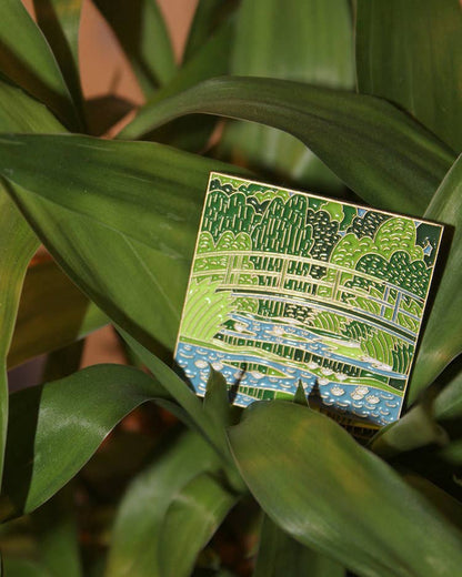 Water Lilies and Japanese Bridge • Enamel Pin