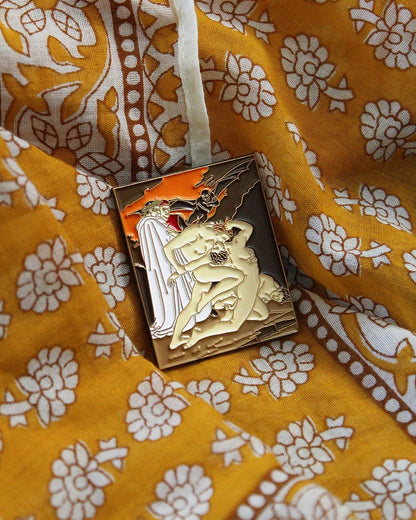 Dante and Virgil in Hell • Enamel Pin