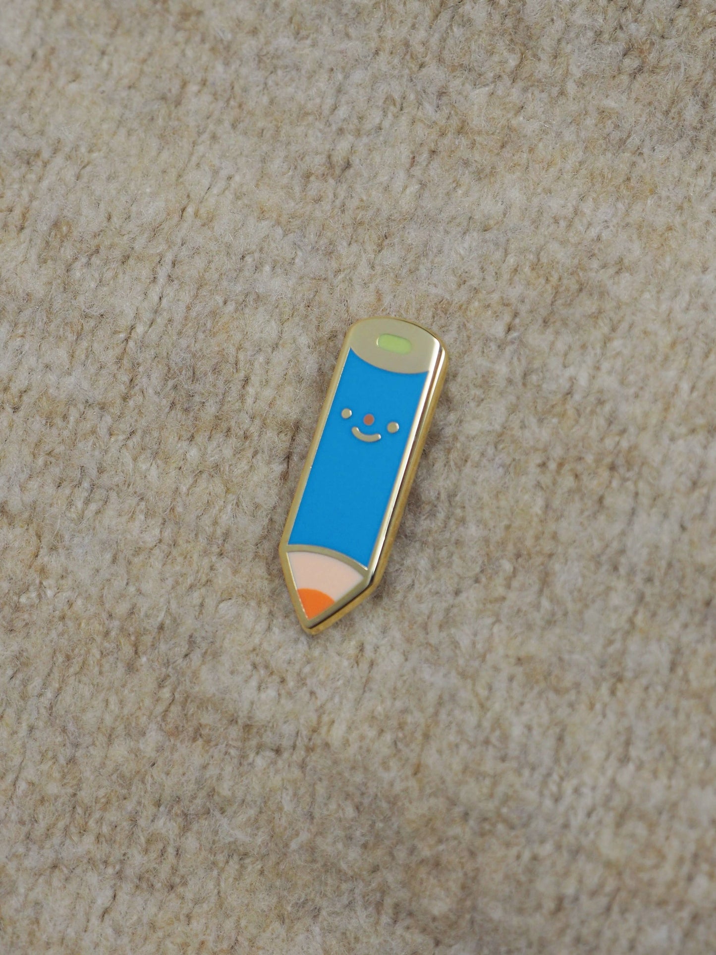 Blue Pencil Enamel Pin