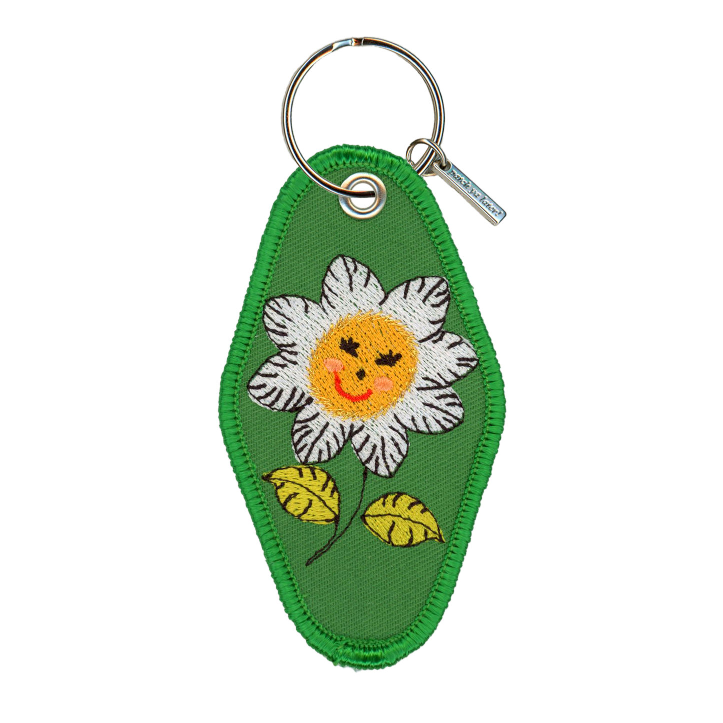 Have an Okay Day Embroidered Keychain