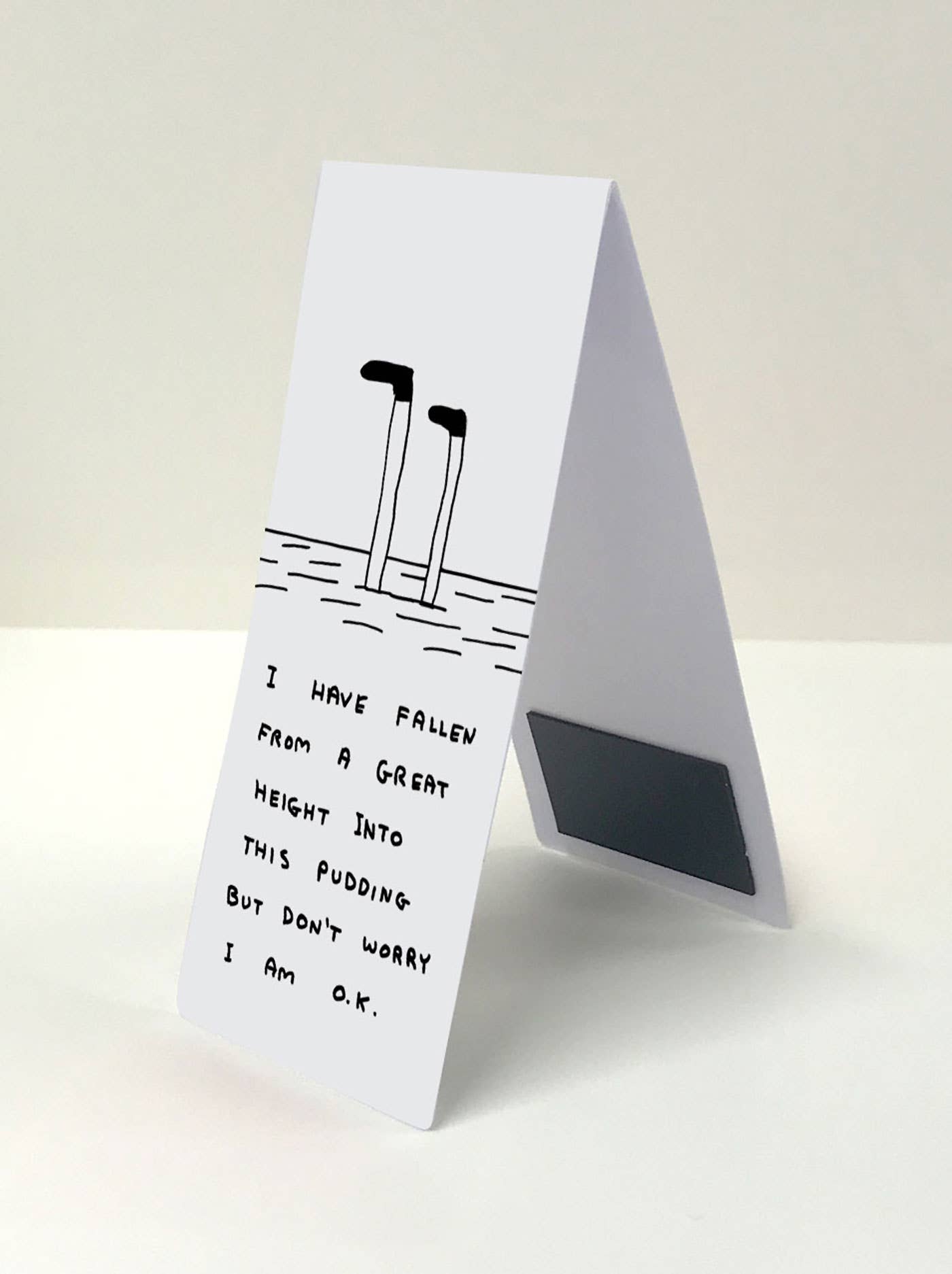 Pudding - David Shrigley Magnetic Bookmark