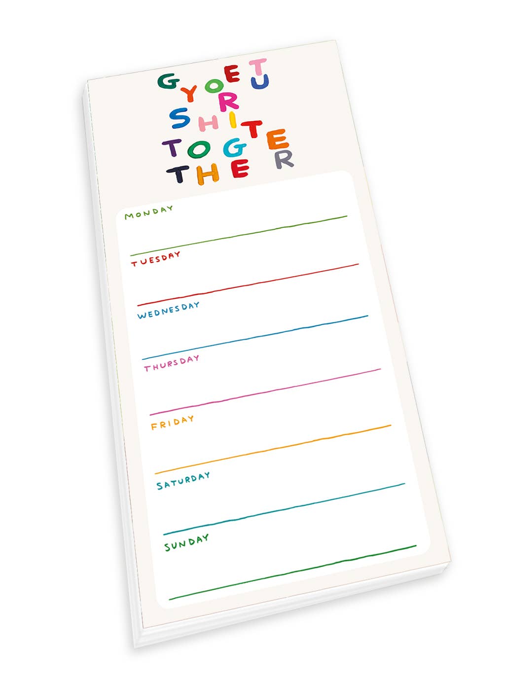 David Shrigley Get Your Shit Together Planner