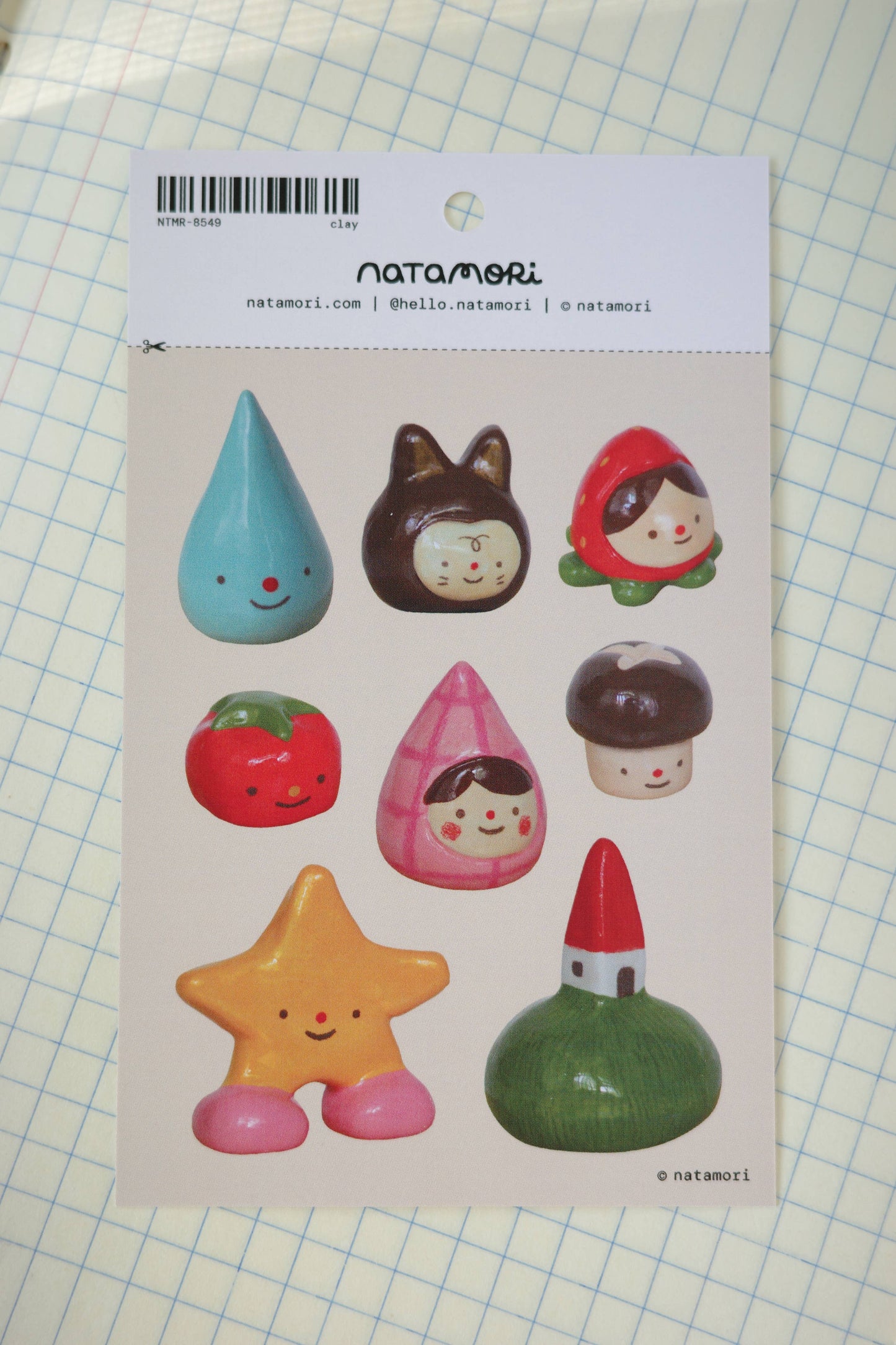Clay Sticker Sheet